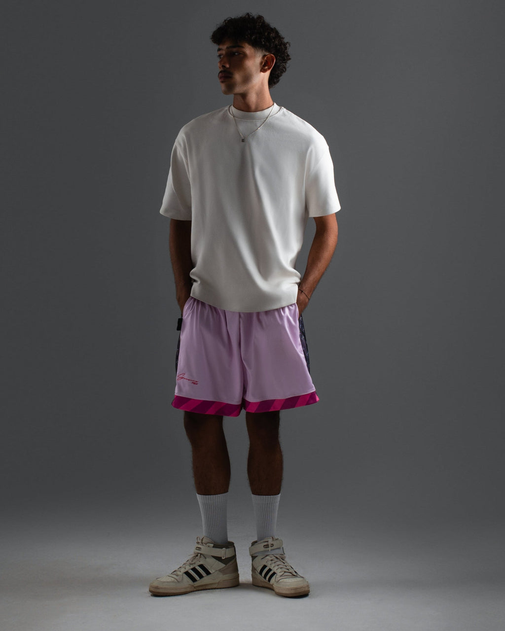 Pink Boxing Shorts