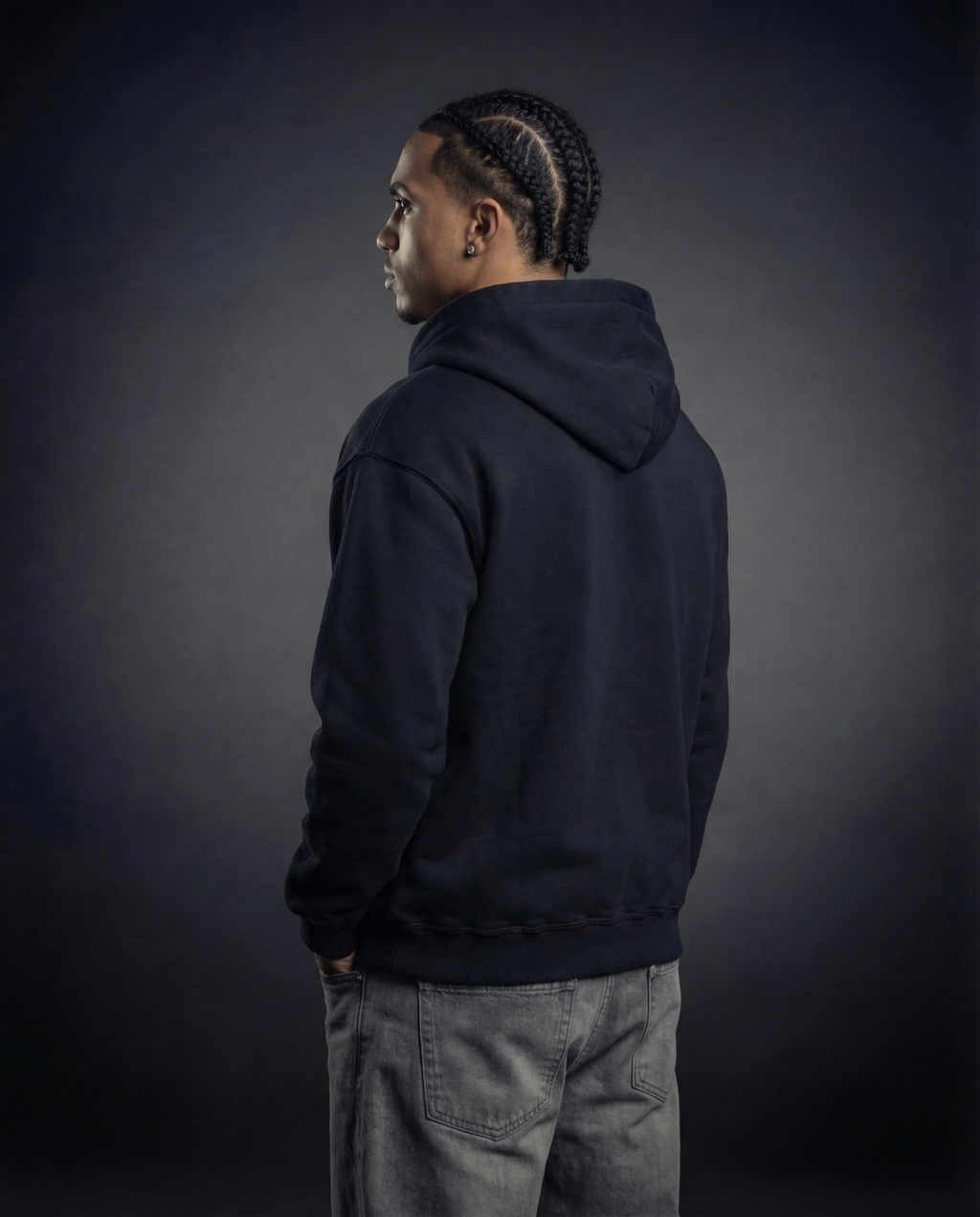 Explosive Behavior Blacked Out Zip Up