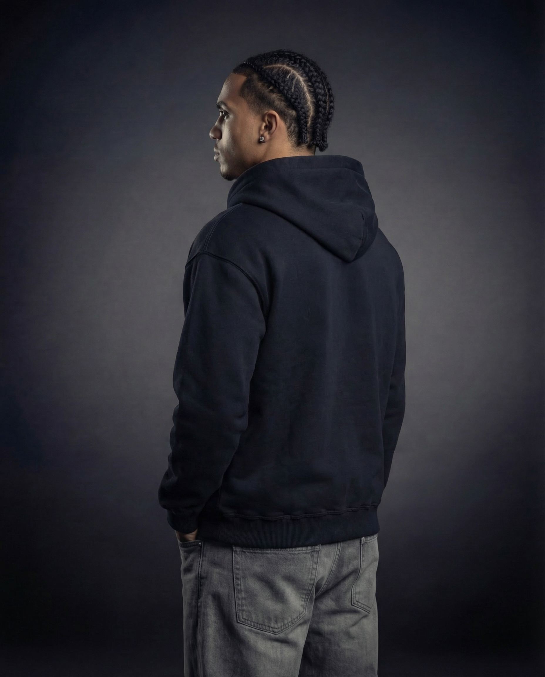 Explosive Behavior Blacked Out Zip Up