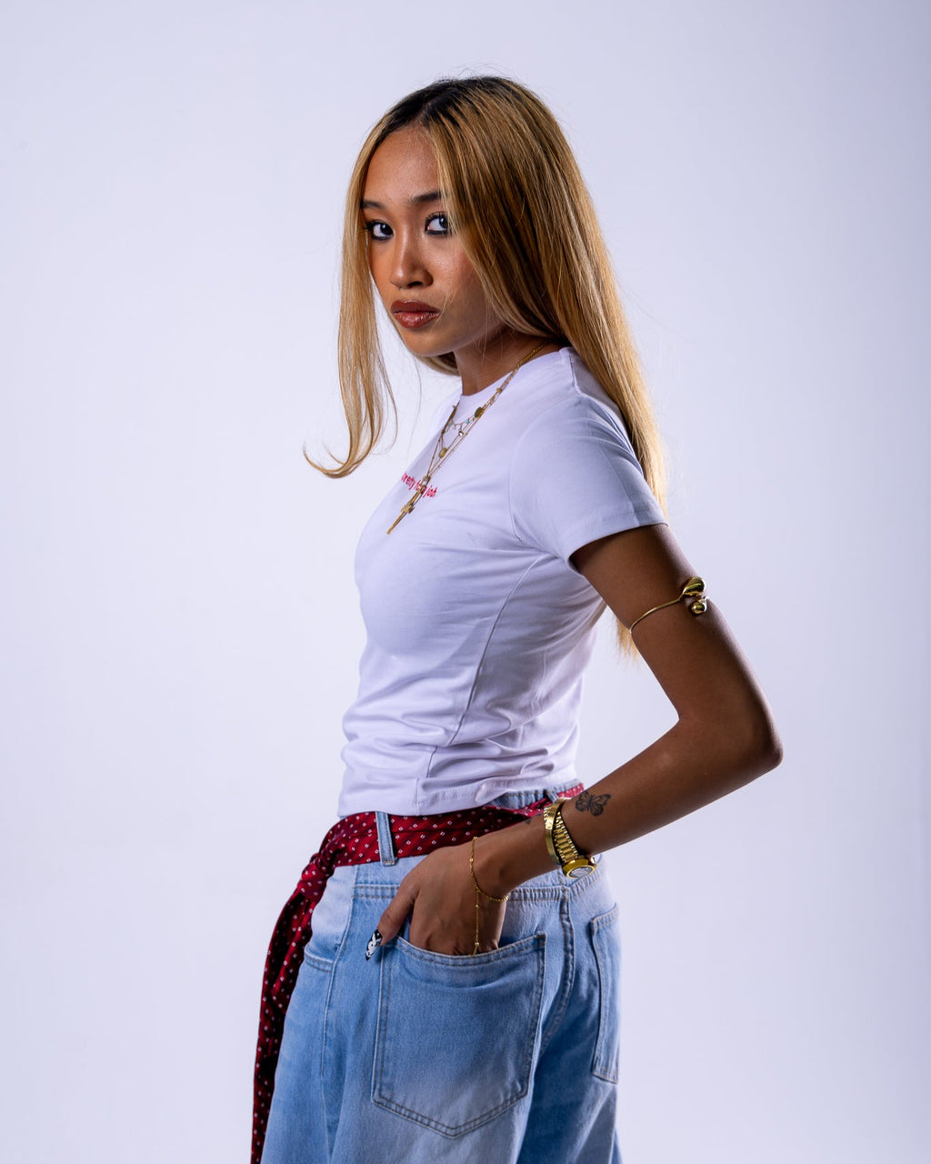 Too pretty for a job baby tee
