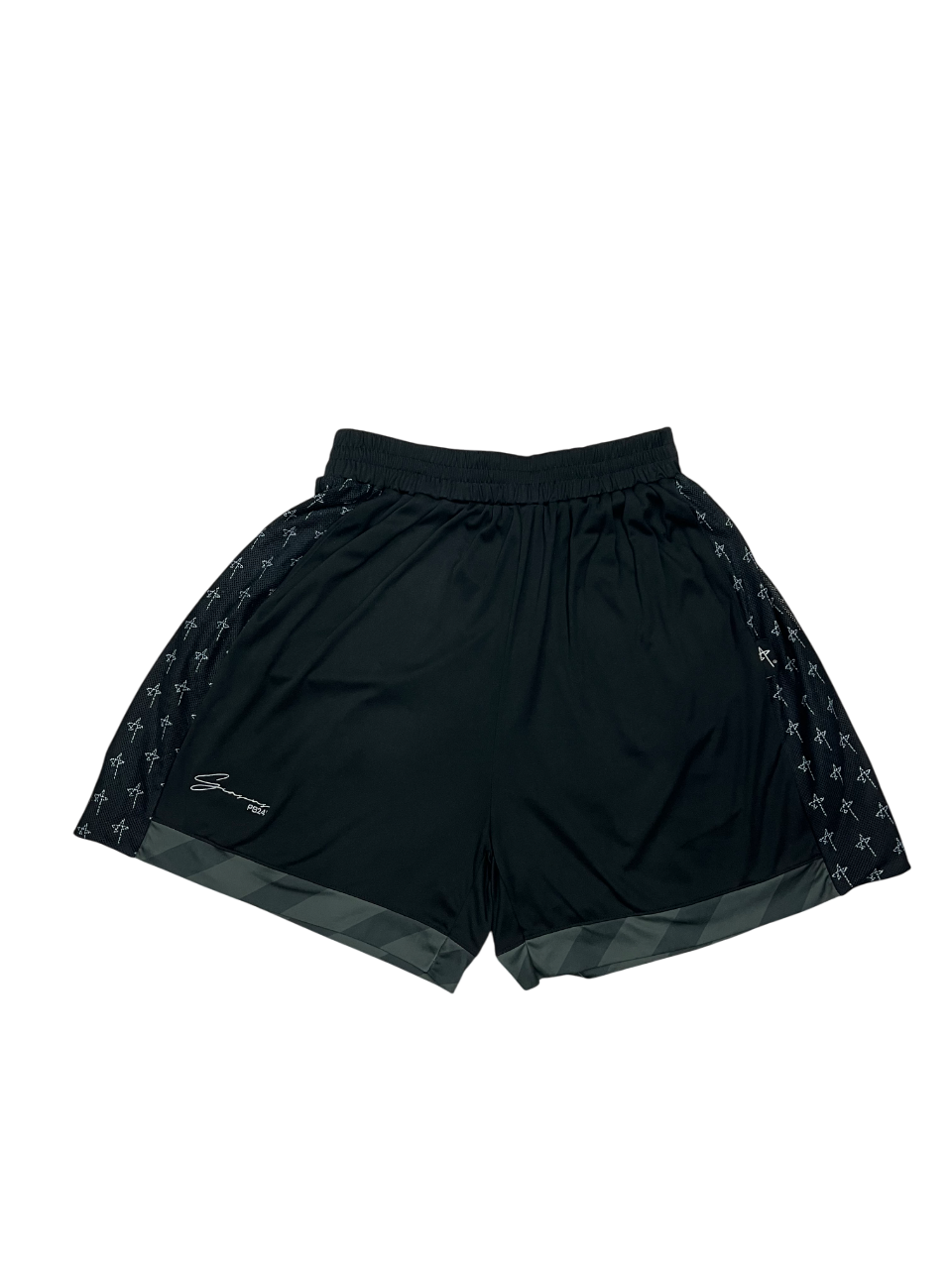 BLACKED-OUT BOXING SHORTS