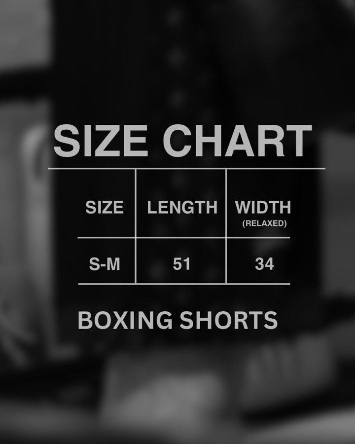 Blacked Out Boxing Shorts