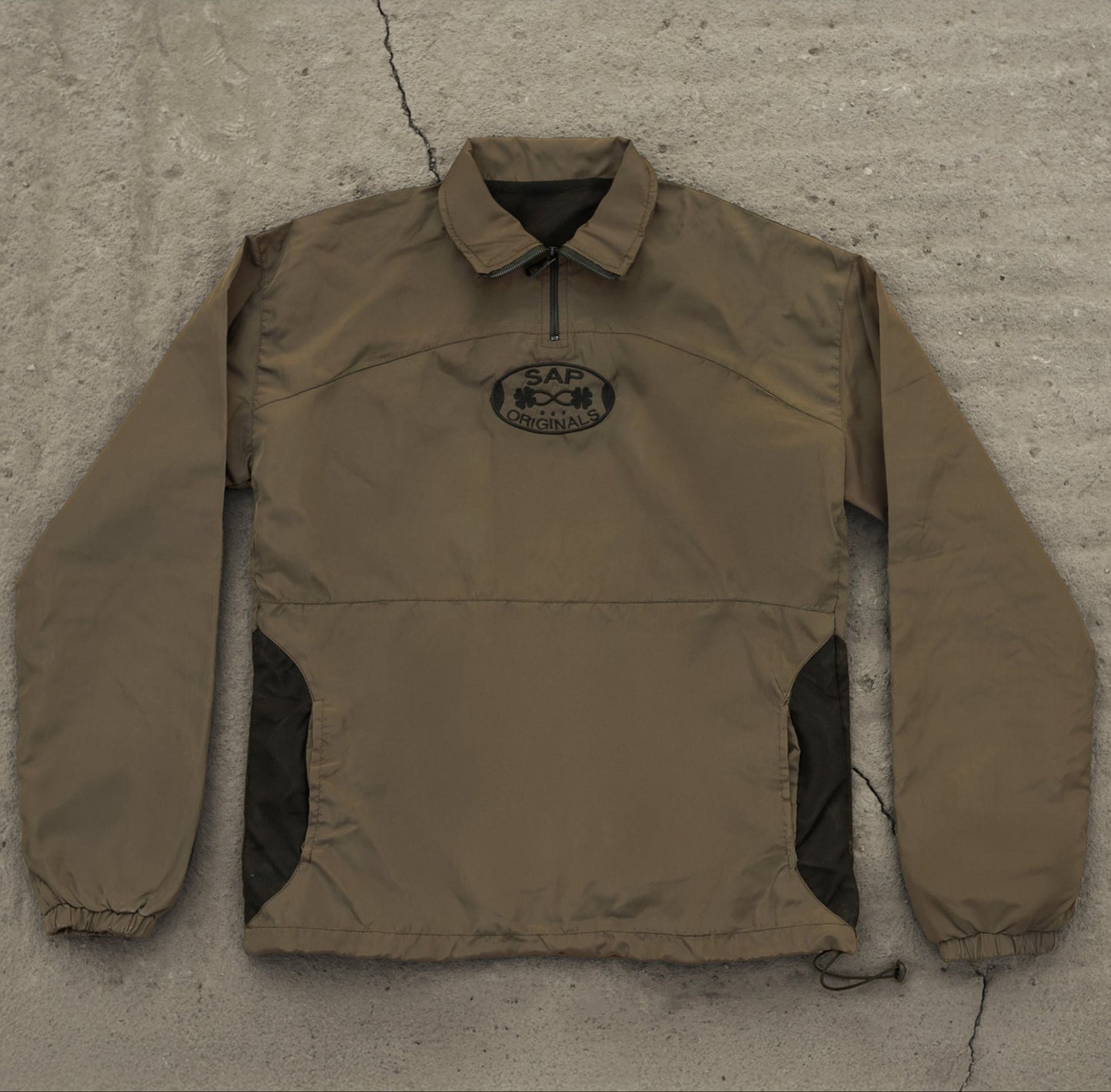 REVERSE ELEMENT OLIVE TRACK-JACKET